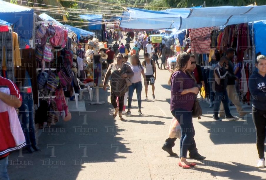 Tianguis navideño de La Paz