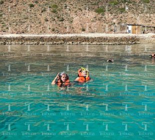 Turistas en Isla Espíritu Santo