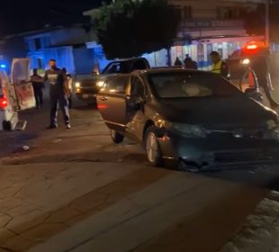 Accidente en las calles Montes de Oca y bulevar Agustín Olachea