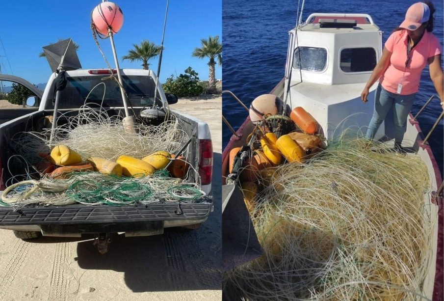 Artes de pesca ilegal en La Ribera