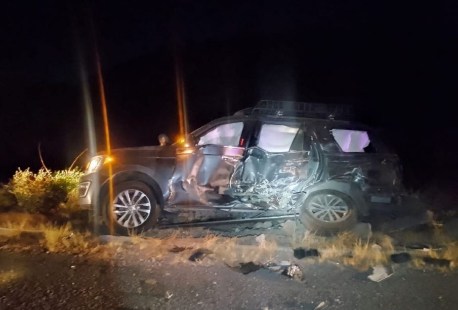 Automóvil accidentado en Pichilingue
