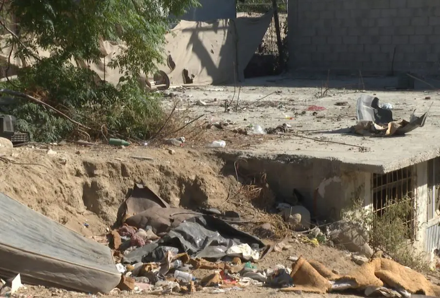 Basura en calle Juana Inés de La Cruz