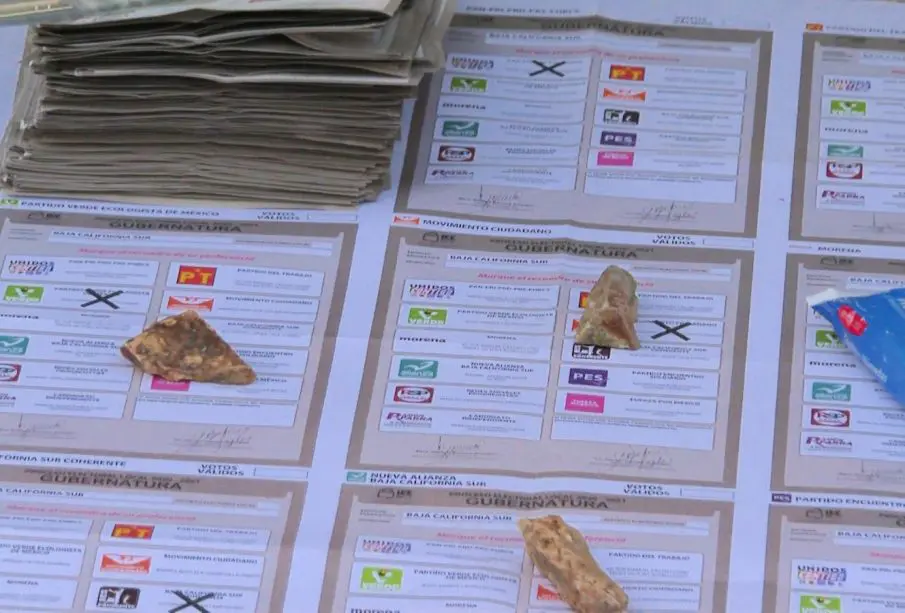Boleta para elecciones