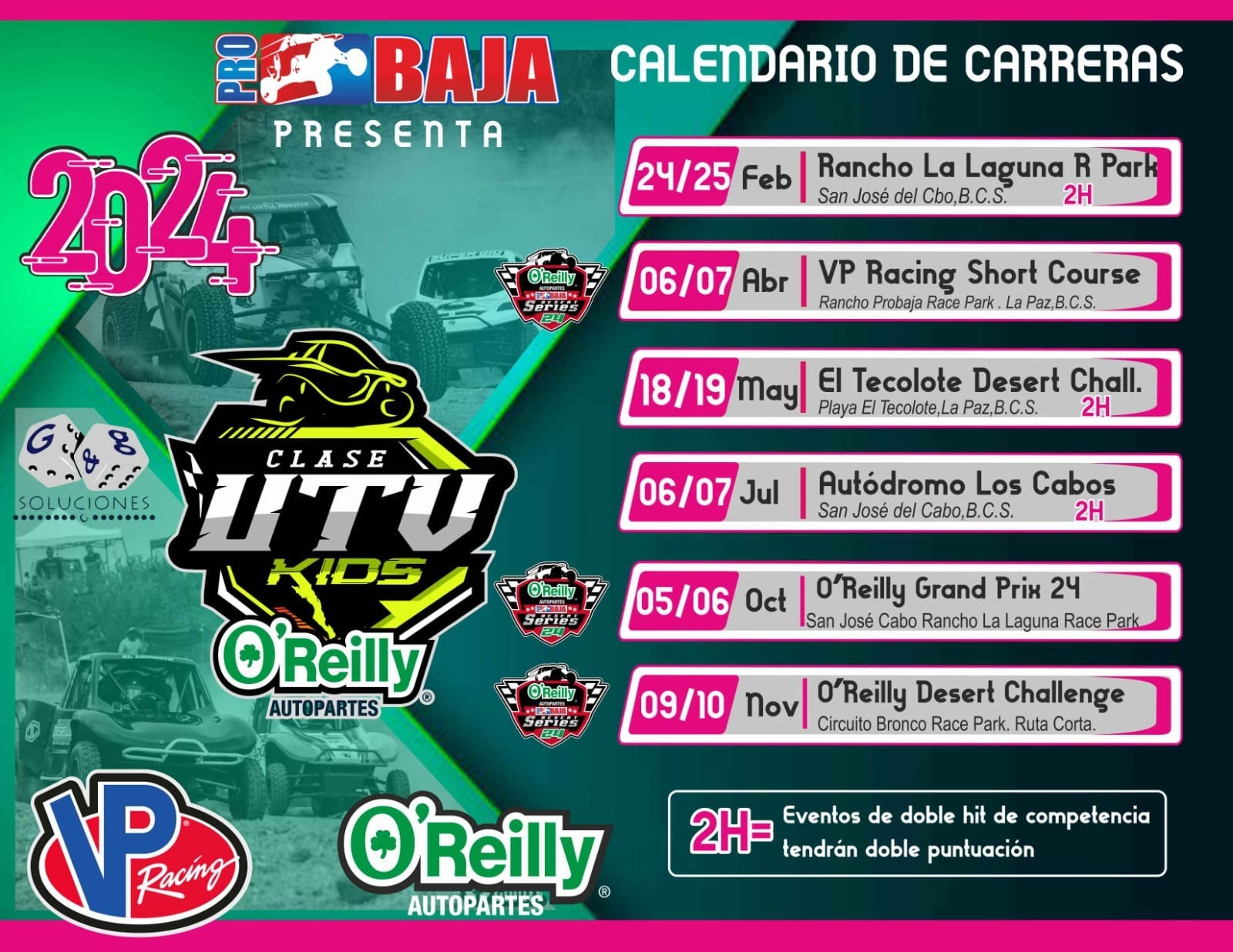 Probaja presenta calendario de off road 2024 en BCS