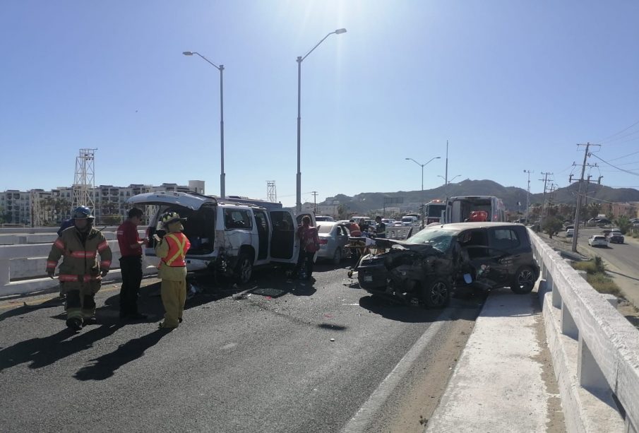 Accidente en la carretera transpeninsular deja cuatro personas lesionadas