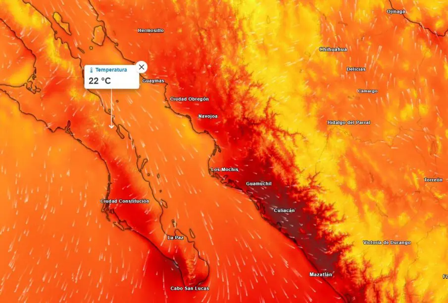 Clima calido Mulege 14-dic