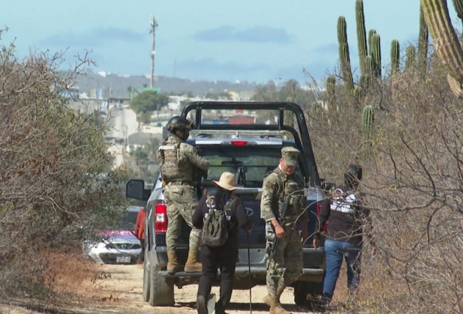 Guardia Nacional y grupos de búsqueda