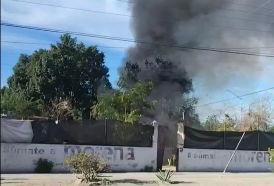 Incendio en la colonia Francisco Villa