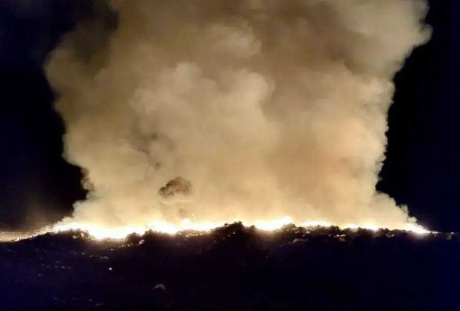 Incendio en relleno sanitario de Cabo San Lucas