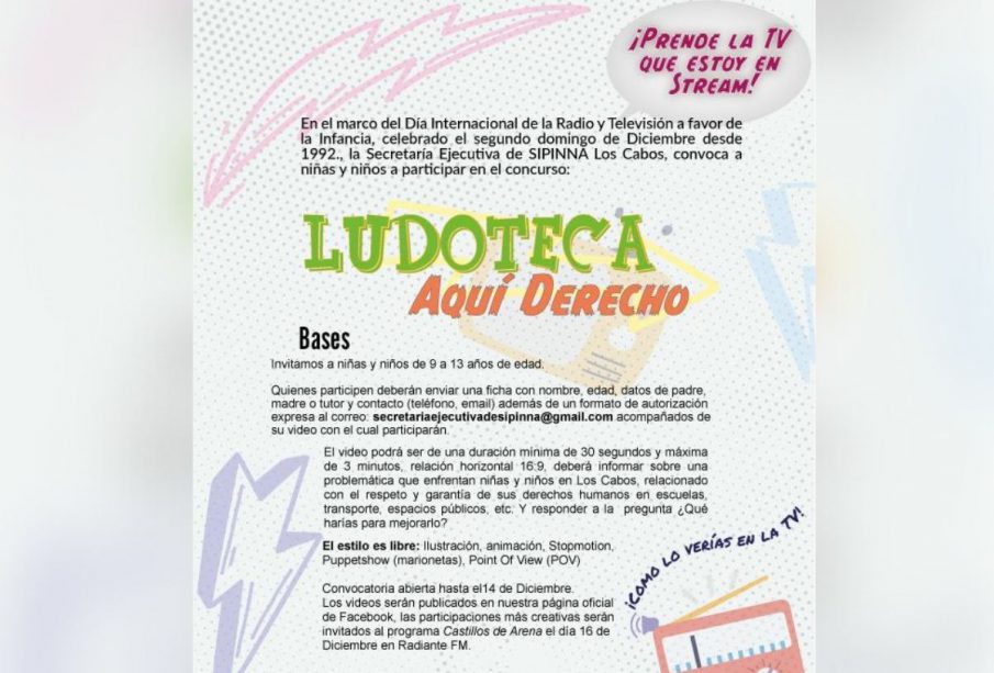 Invitación Ludoteca, Aquí Derecho