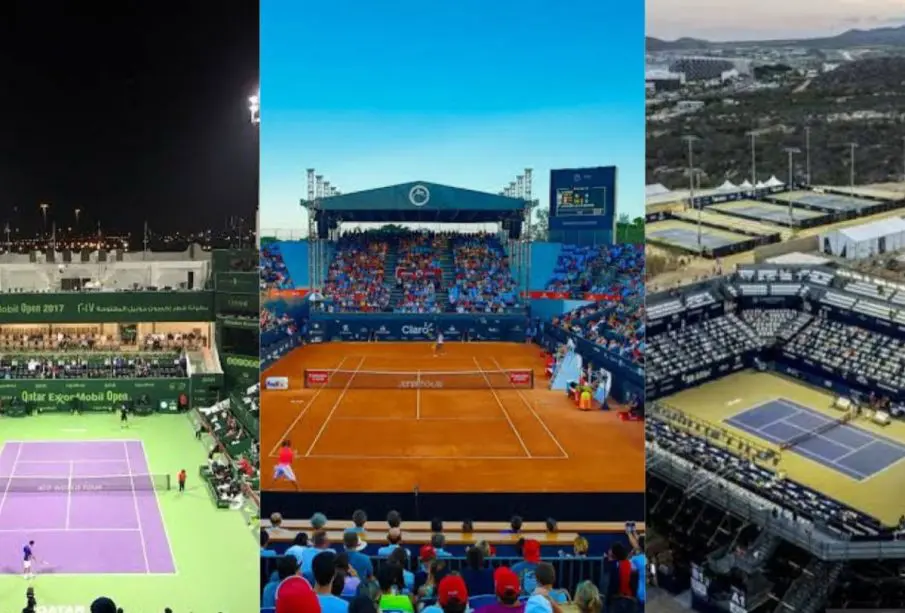 Pistas de tenis de Los Cabos, Río y Doha