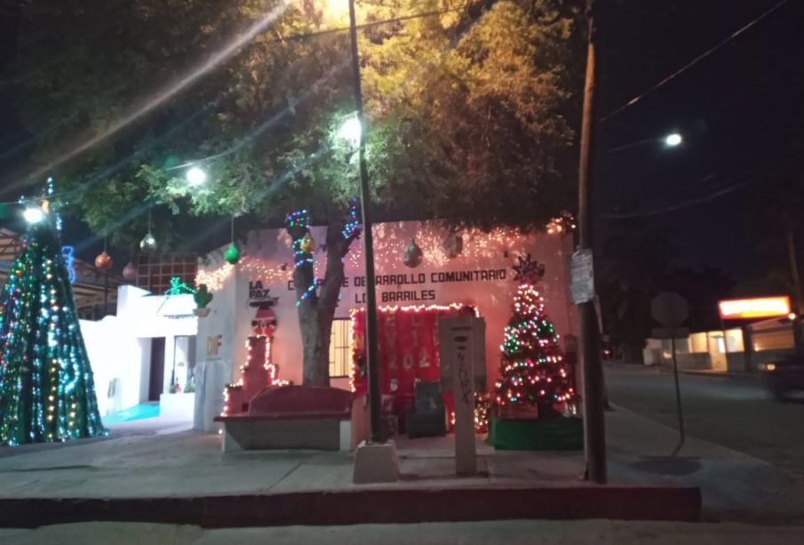 Roban árbol de navidad en Los Barriles