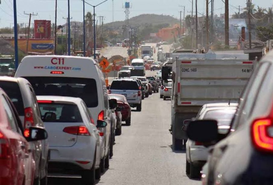 Tráfico vehicular en Los Cabos