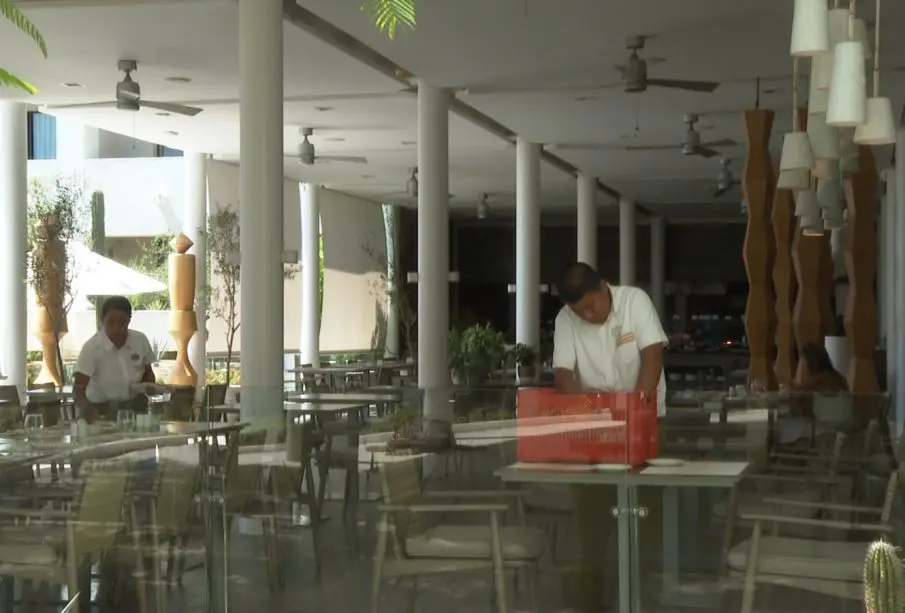 Trabajadores de restaurante