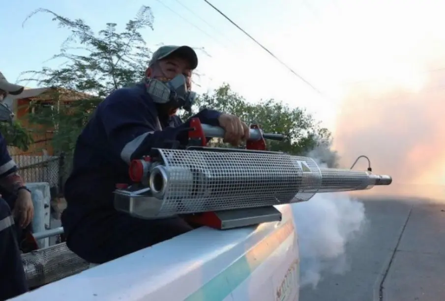 Fumigación para evitar dengue