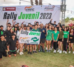 Conalep al finalizar Rally Juvenil