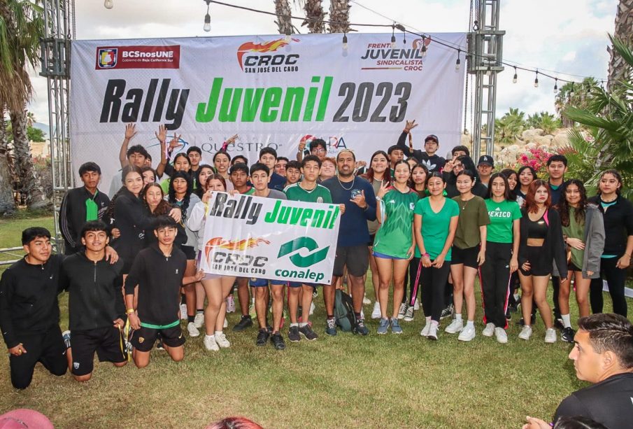 Conalep al finalizar Rally Juvenil