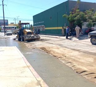 Aguas negras en calles de Los Cabos