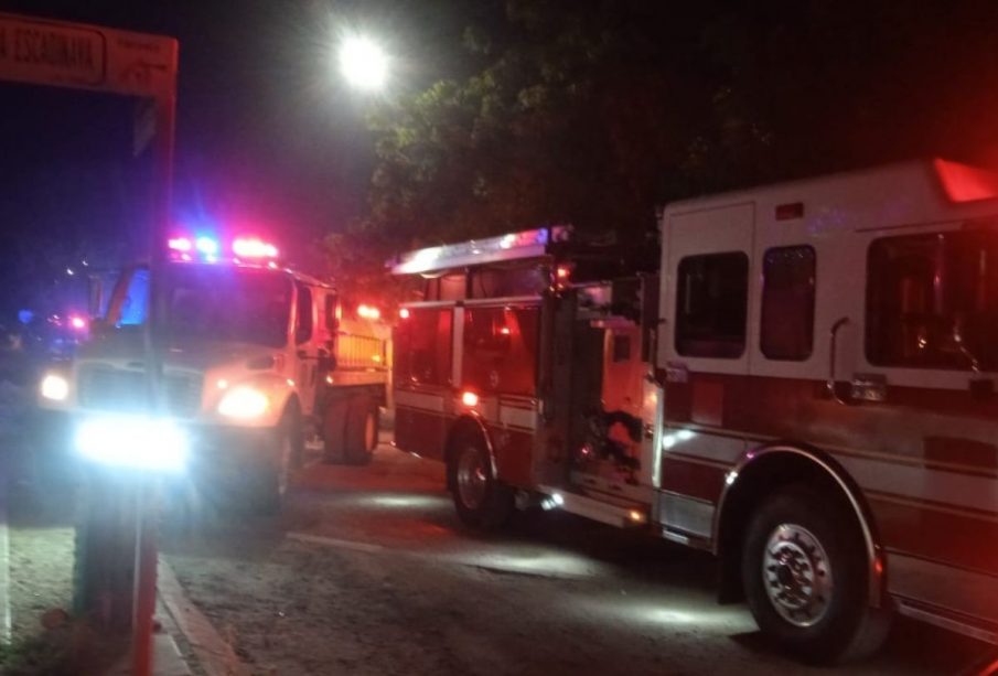 Incendio en vivienda.