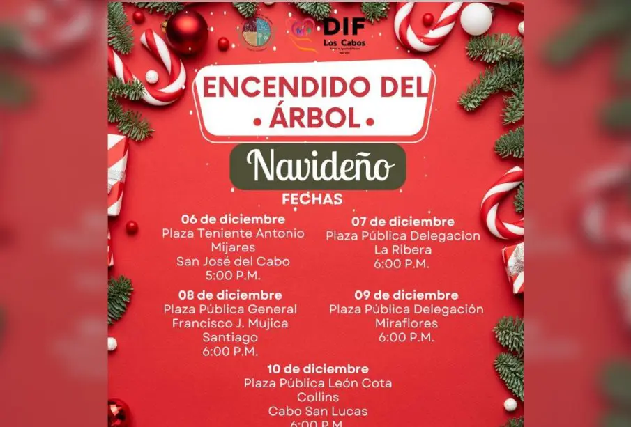 Fiestas decembrinas Los Cabos.