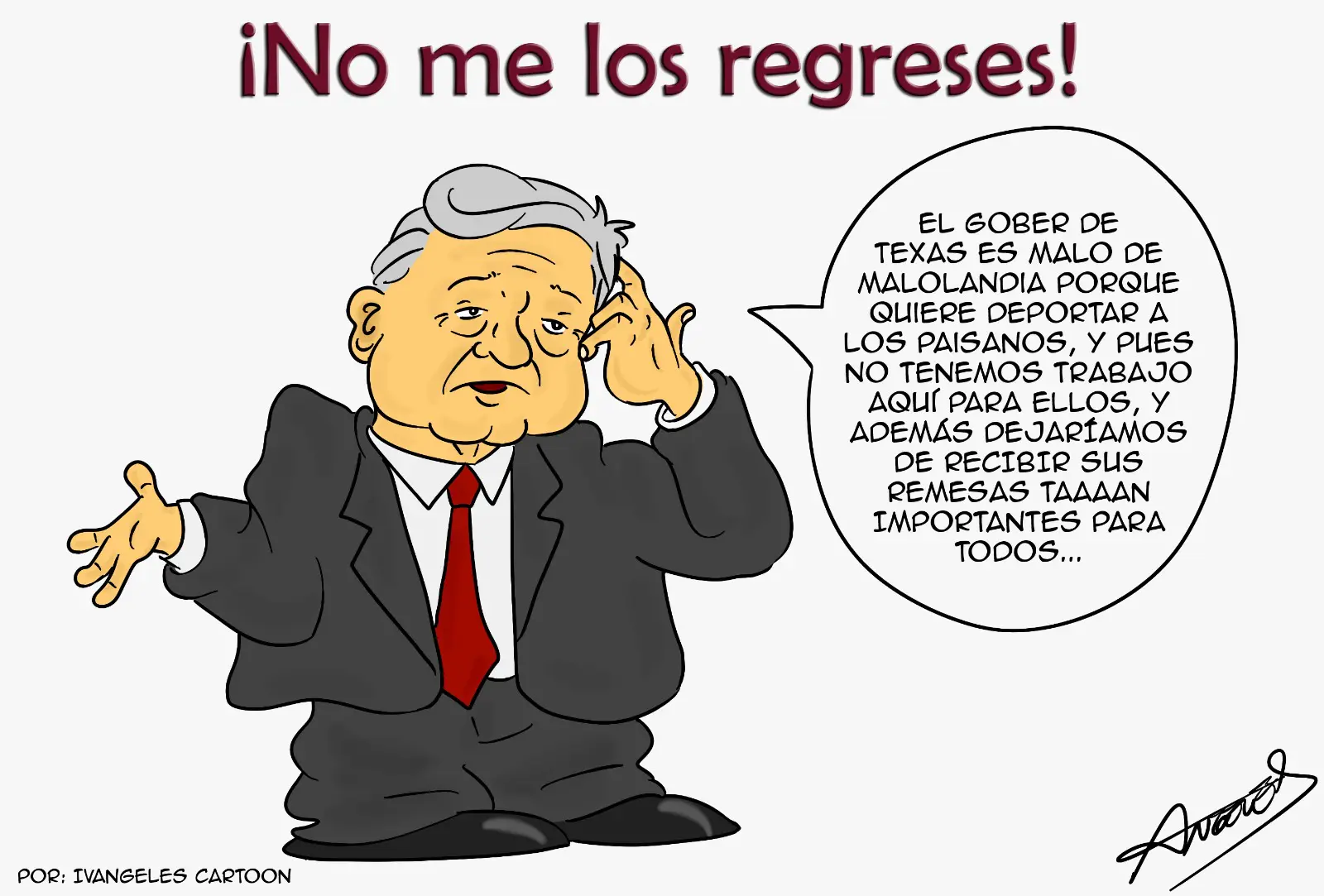 No me los regreses