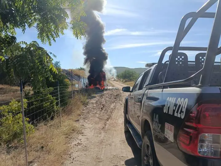 Incendio en pastizales