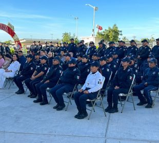 Policías de La Paz.