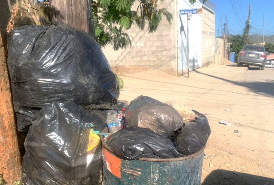 Basura acumulada en las esquinas de Los Cabos