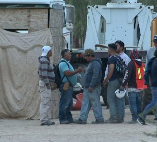 Trabajadores de El Piojillo