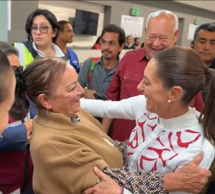 Víctor Castro Cosío y Claudia Sheinbaum