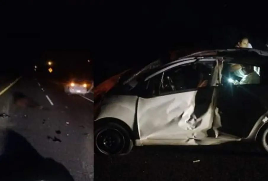 Accidente en la carretera de San Pedro