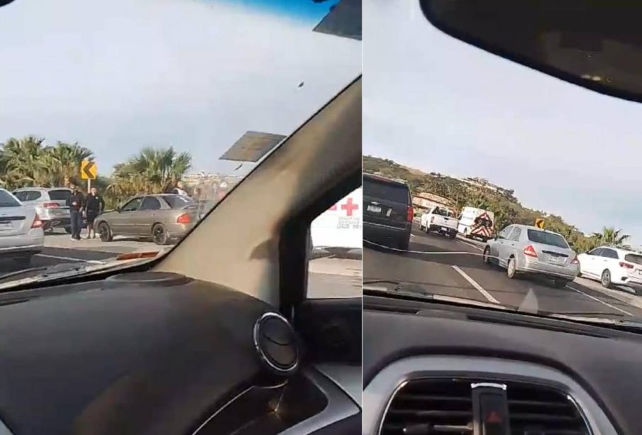Accidente genera tráfico en Costa Azul