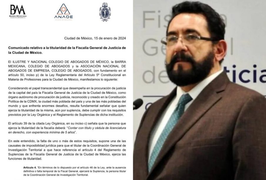 Barra de Abogados no avala a Ulises Lara