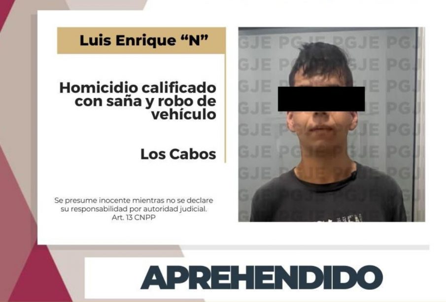 Ficha de detención en Los Cabos