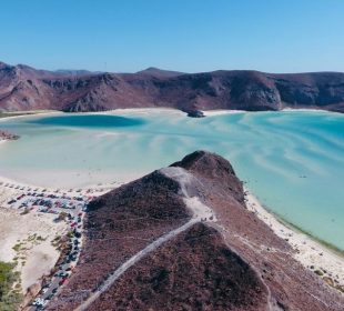 Foto aérea de Balandra