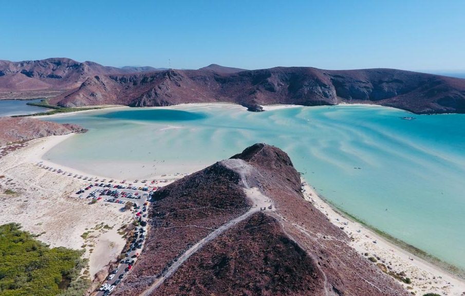 Foto aérea de Balandra