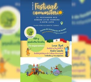 Invitación festival comunitario El Pescadero