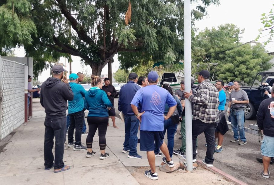 Manifestación de prestadores de servicios turísticos