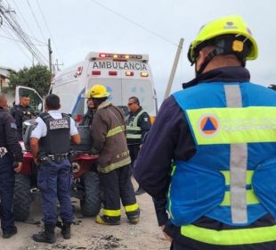 Tras explosión de pirotecnia, menor pierde una pierna