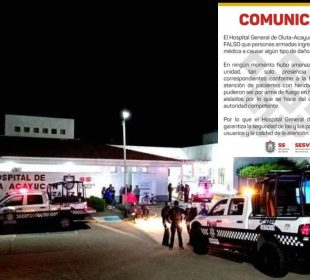 Negativa de ataque en hospital de Veracruz