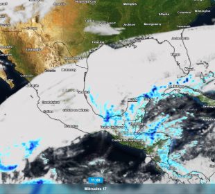 Pronóstico del clima para México 17-en