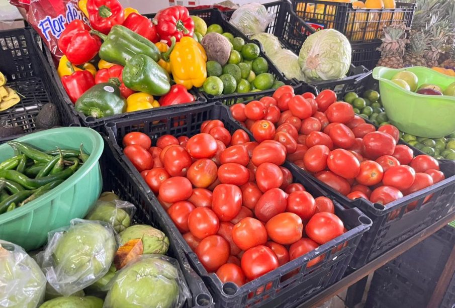 Puesto de verduras