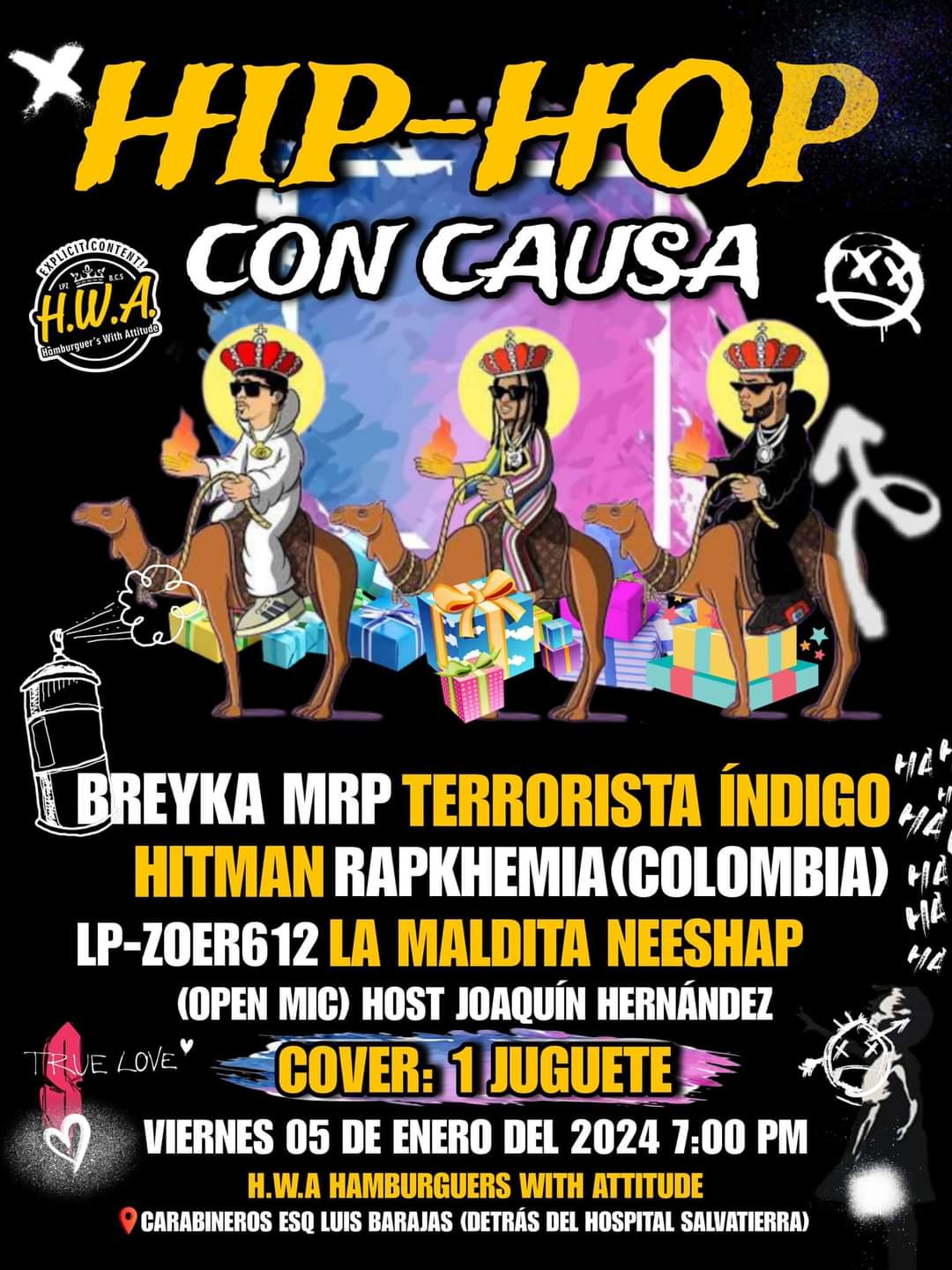 Realizarán evento de Hip Hop