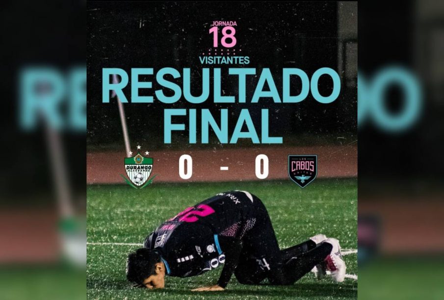 Resultado de juego de Los Cabos United