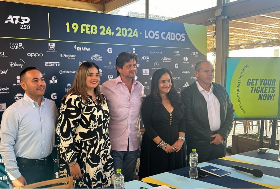 Rueda de prensa del Abierto de Tenis Los Cabos