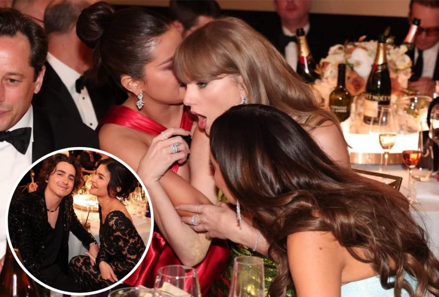 Selena Gomez y Taylor Swift en los Globo de Oro