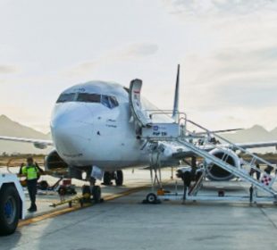 Avión Boing en Los Cabos