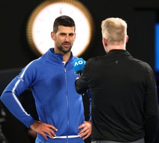 Novak Djokovic en el Abierto de Australia
