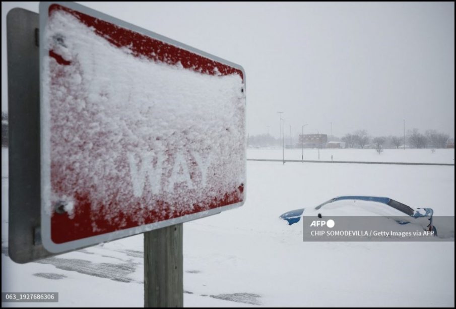 Tormenta invernal en Estados Unidos.