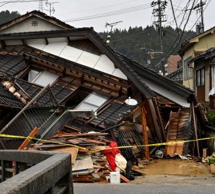 El terremoto en Japón destruyó casas